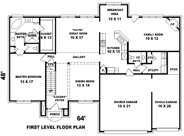Main Floor Plan: 6-604