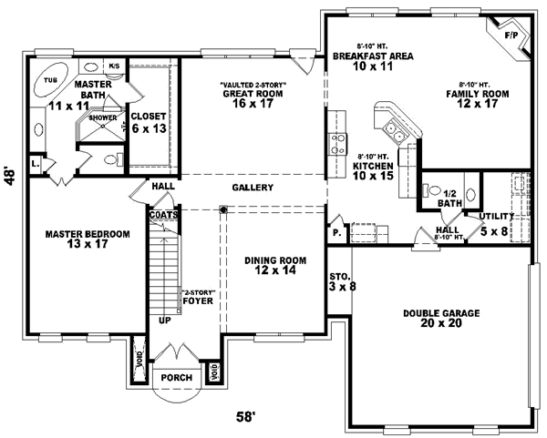 Main Floor Plan: 6-605