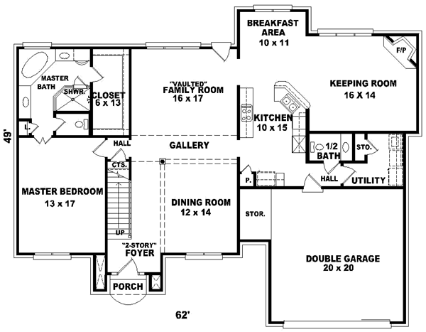 Main Floor Plan: 6-606