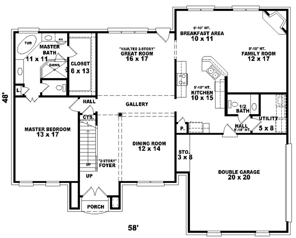Main Floor Plan: 6-607