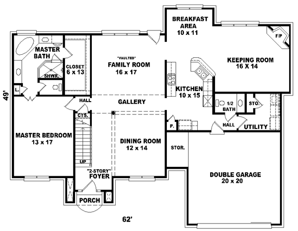 Main Floor Plan: 6-608