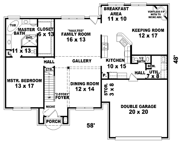 Main Floor Plan: 6-609
