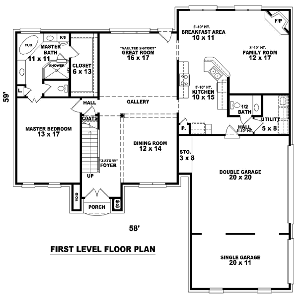 Main Floor Plan: 6-610