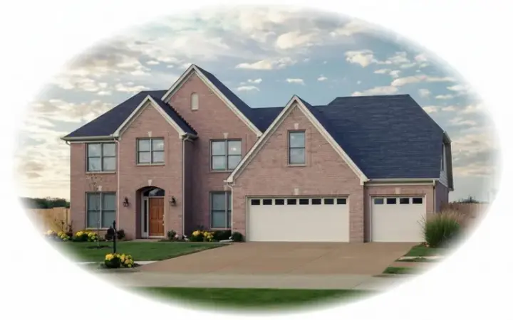 Traditional house plans 6-611 - front exterior, 3,526 sq ft, 4 bed, 3 bath house plans | Monster House Plans