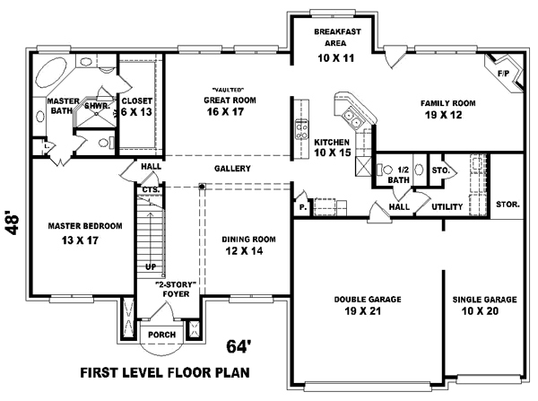 Main Floor Plan: 6-611