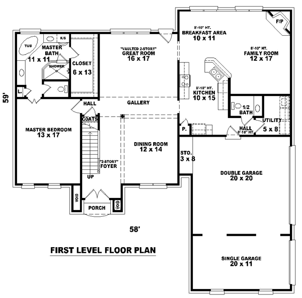 Main Floor Plan: 6-615