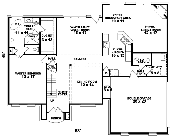 Main Floor Plan: 6-616