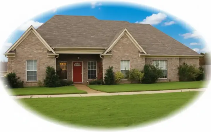 Traditional house plans 6-617 - front exterior, 2,144 sq ft, 3 bed, 2 bath house plans | Monster House Plans