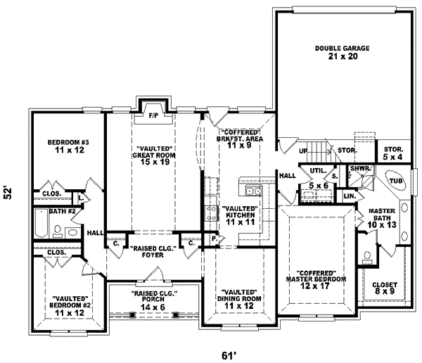 Main Floor Plan: 6-617