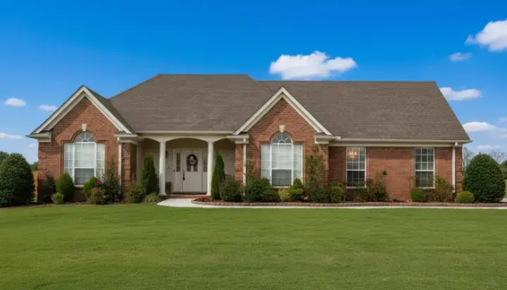 Traditional house plans 6-621 - front exterior, 1,809 sq ft, 3 bed, 2 bath house plans | Monster House Plans
