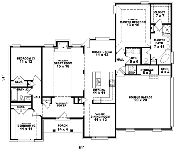 Main Floor Plan: 6-621