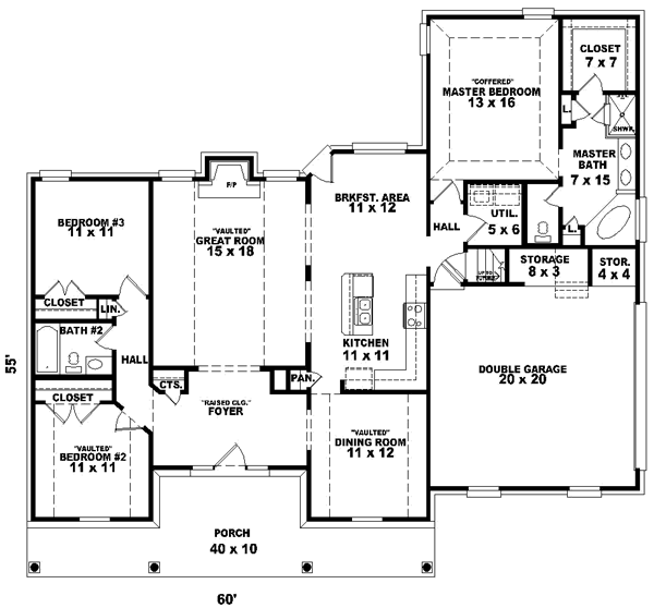 Main Floor Plan: 6-624