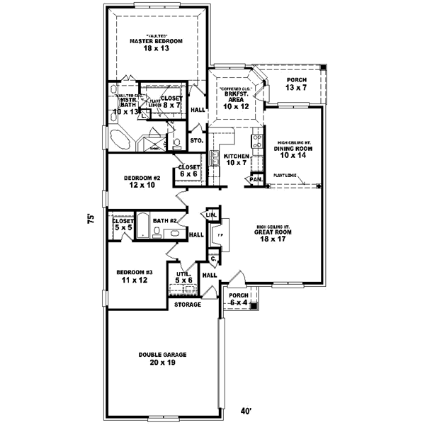 Main Floor Plan: 6-634