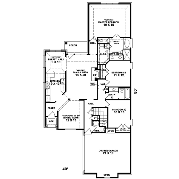 Main Floor Plan: 6-636