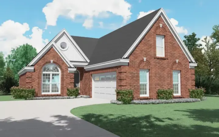 Traditional house plans 6-637 - front exterior, 2,243 sq ft, 3 bed, 2 bath house plans | Monster House Plans