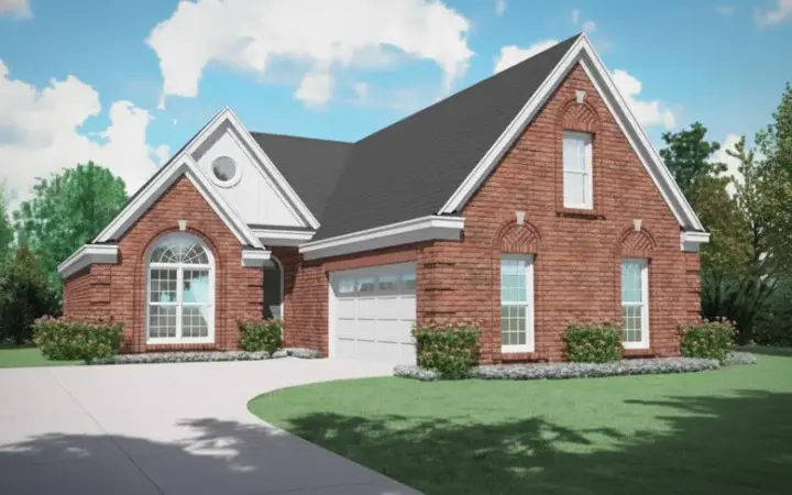 Southern house plans 6-639 - front exterior, 1,841 sq ft, 3 bed, 2 bath house plans | Monster House Plans