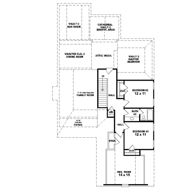 Upper/Second Floor Plan: 6-641