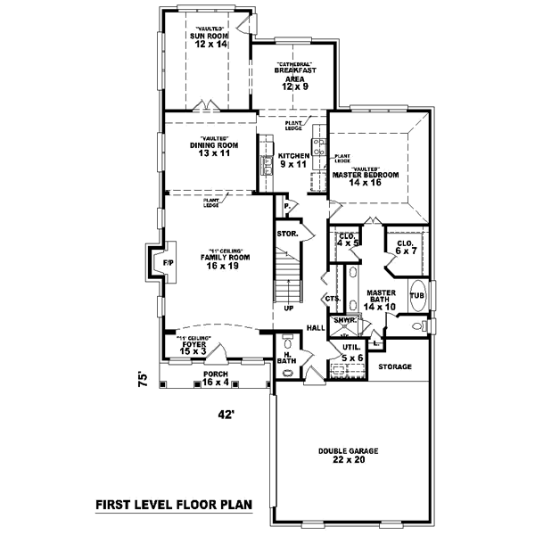 Main Floor Plan: 6-643