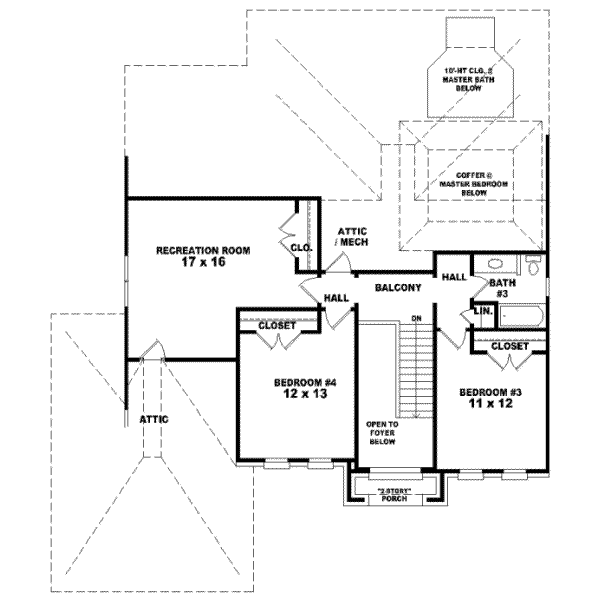 Upper/Second Floor Plan: 6-644