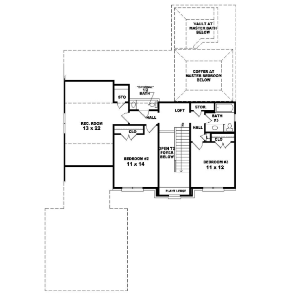 Upper/Second Floor Plan: 6-645