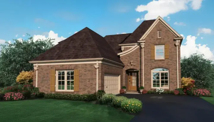 French Country house plans 6-649 - front exterior, 2,872 sq ft, 3 bed, 2 bath house plans | Monster House Plans