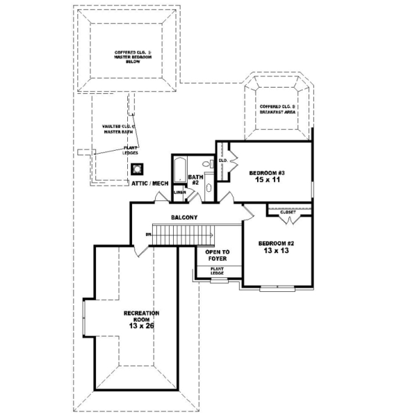 Upper/Second Floor Plan: 6-650