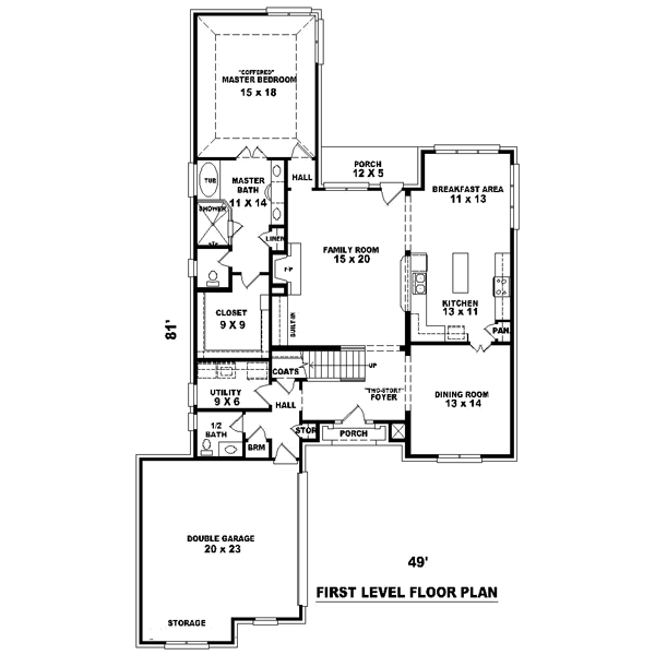 Main Floor Plan: 6-651