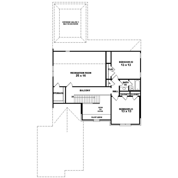 Upper/Second Floor Plan: 6-651