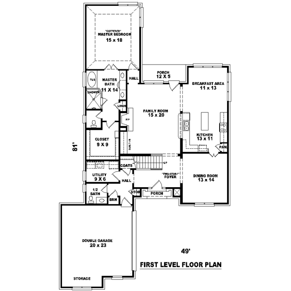 Main Floor Plan: 6-652