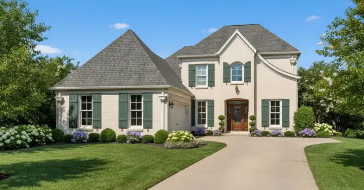 French Country house plans 6-654 - front exterior, 2,951 sq ft, 3 bed, 2 bath house plans | Monster House Plans