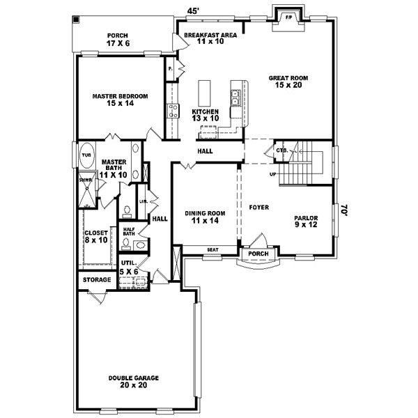 Main Floor Plan: 6-655