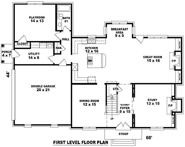 Main Floor Plan: 6-656