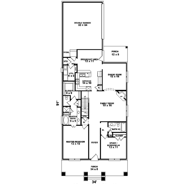 Main Floor Plan: 6-667