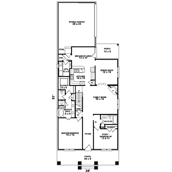 Main Floor Plan: 6-670