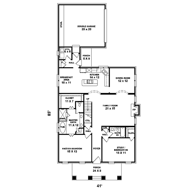 Main Floor Plan: 6-672