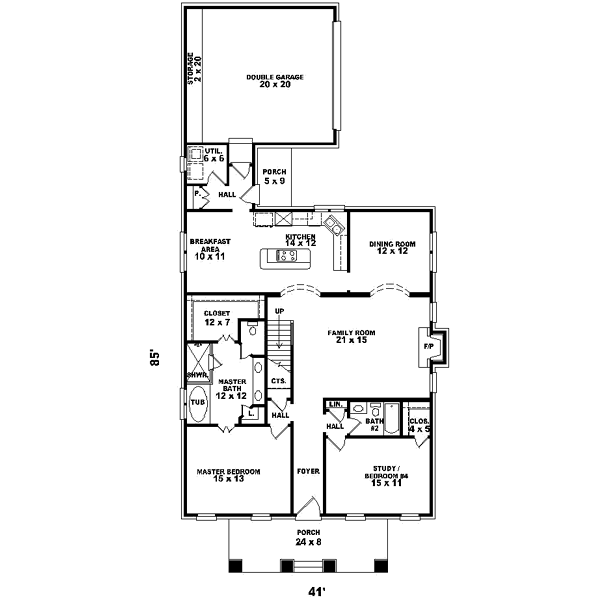 Main Floor Plan: 6-673