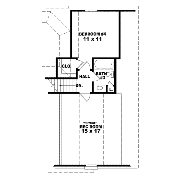 Upper/Second Floor Plan: 6-676