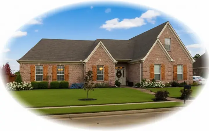 Traditional house plans 6-678 - front exterior, 2,413 sq ft, 4 bed, 3 bath house plans | Monster House Plans