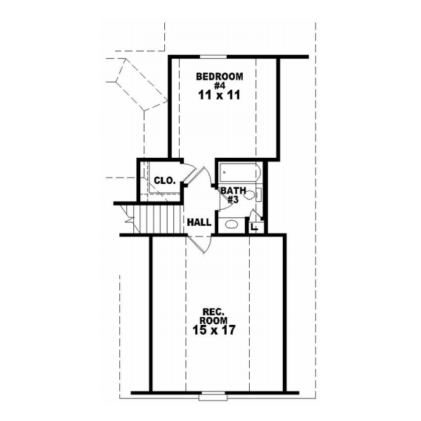 Upper/Second Floor Plan: 6-678