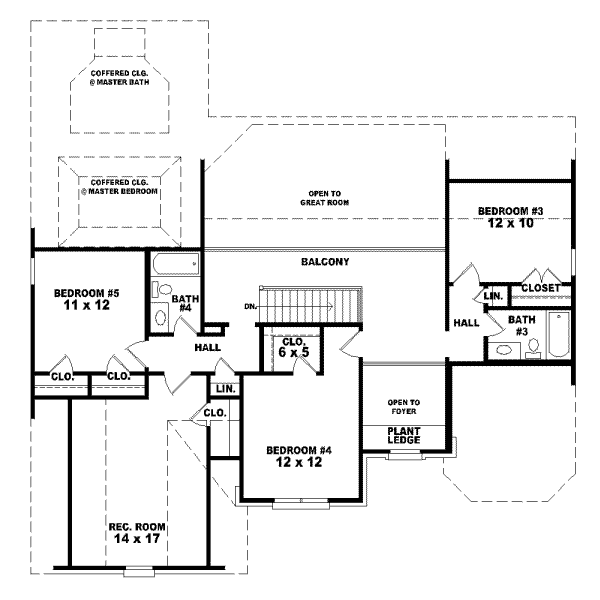 Upper/Second Floor Plan: 6-679