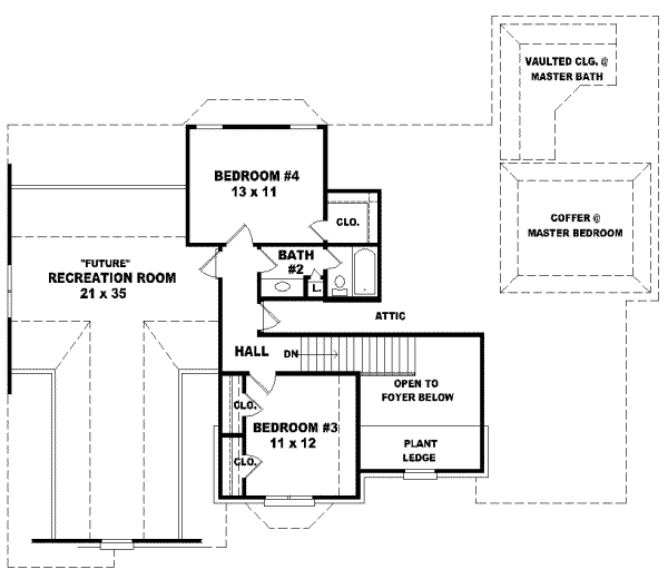 Upper/Second Floor Plan:6-682