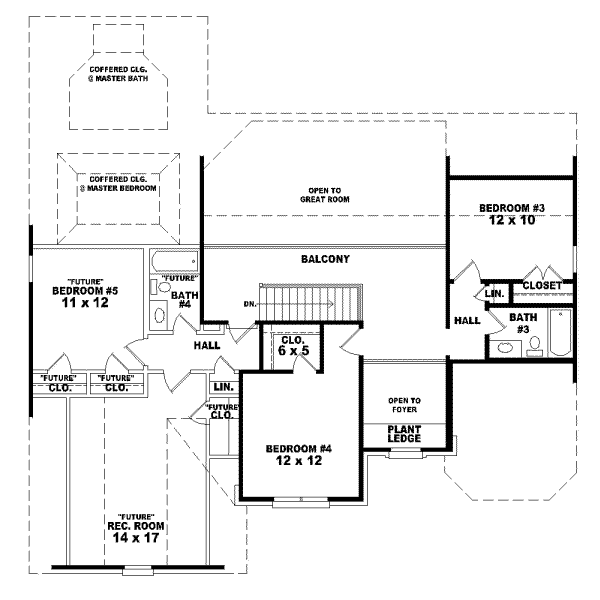 Upper/Second Floor Plan: 6-685