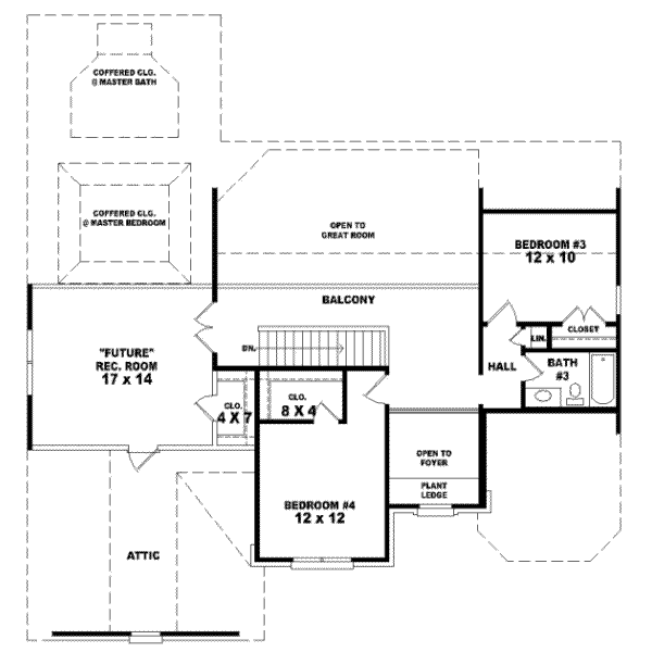Upper/Second Floor Plan: 6-686
