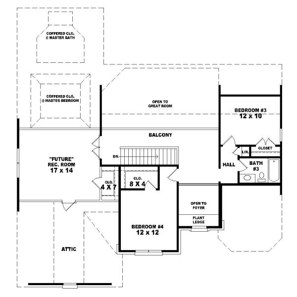 Upper/Second Floor Plan: 6-687
