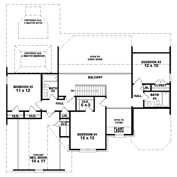 Upper/Second Floor Plan: 6-688