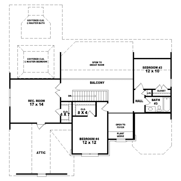 Upper/Second Floor Plan: 6-689