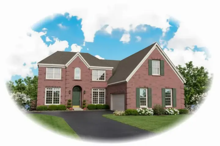 Traditional house plans 6-696 - front exterior, 2,998 sq ft, 3 bed, 3 bath house plans | Monster House Plans