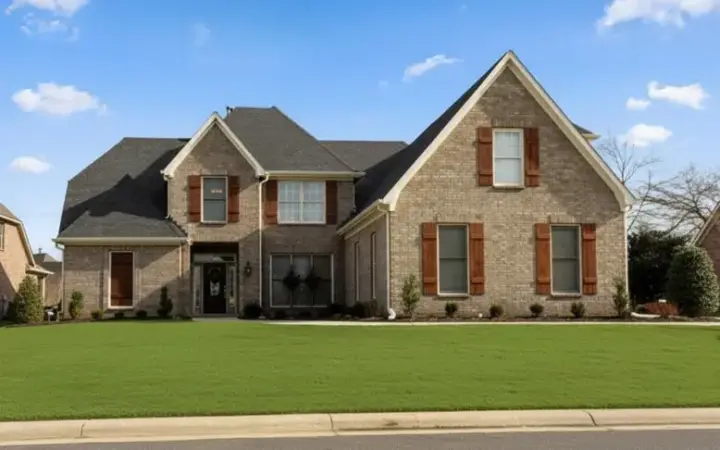Traditional house plans 6-697 - front exterior, 3,358 sq ft, 4 bed, 3 bath house plans | Monster House Plans