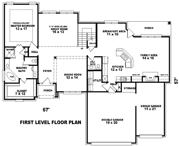 Main Floor Plan: 6-698