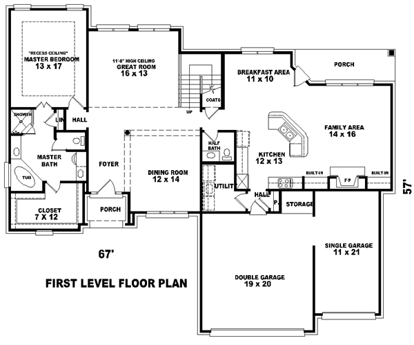 Main Floor Plan: 6-701